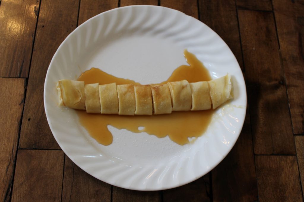 Sweedish Pancake with Real Maple Syrup