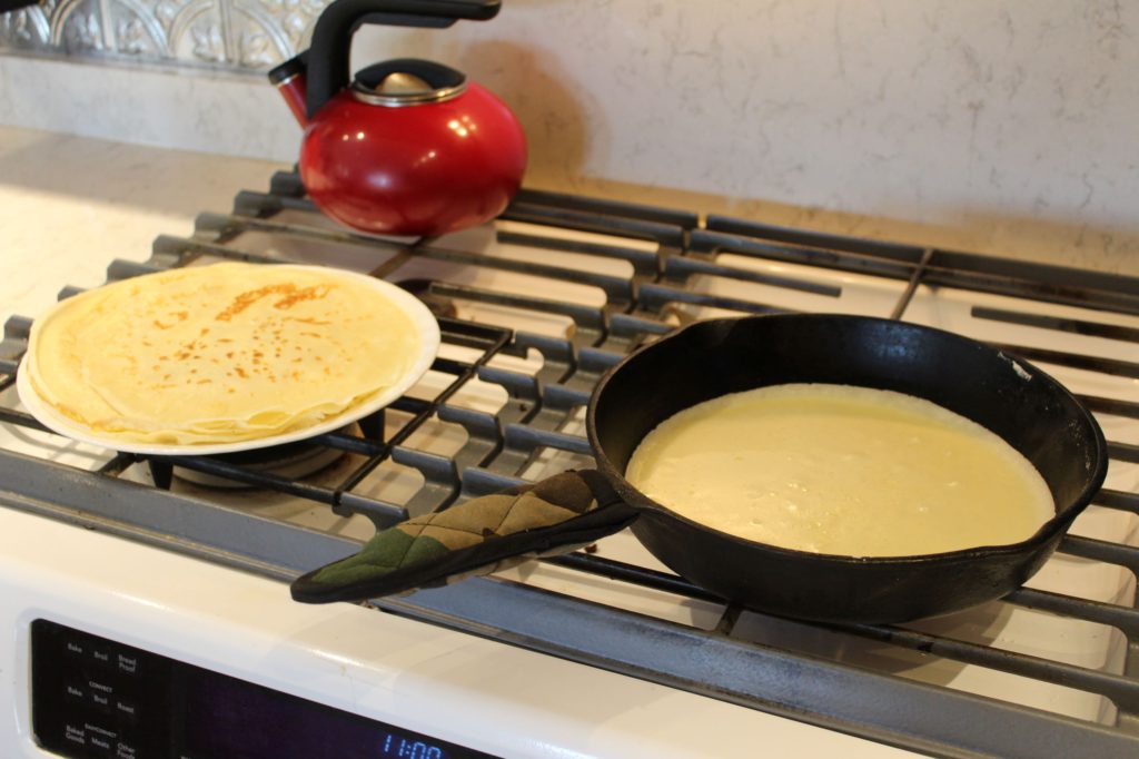 Swedish Pancake Making