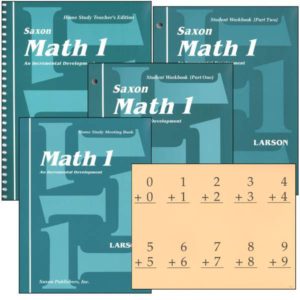 Saxon Math 1 Homestudy Kit