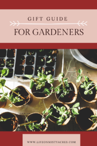 Gift Guide for Gardeners Pin