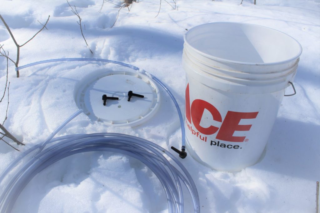 maple syrup equipment for bucket method