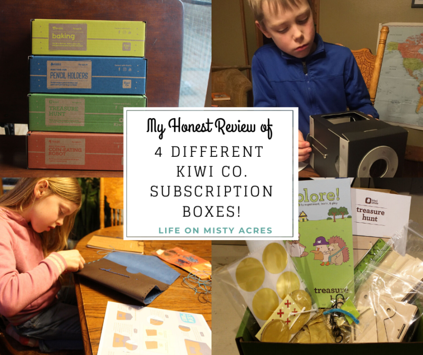 My Honest Review of 4 Kiwi Co Subscription boxes