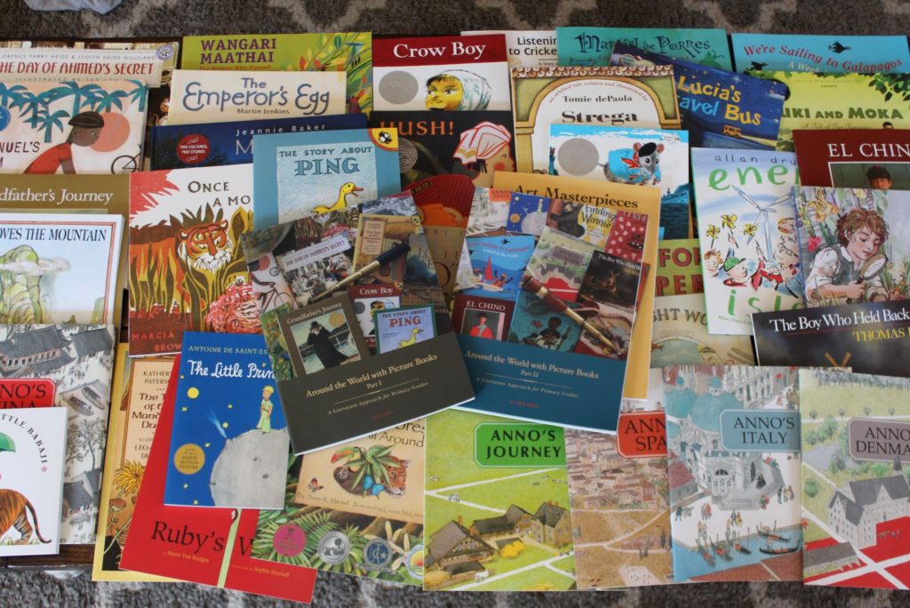Around the World with Picture Books with Beautiful Feet for our 2020-2021 homeschool curriculum