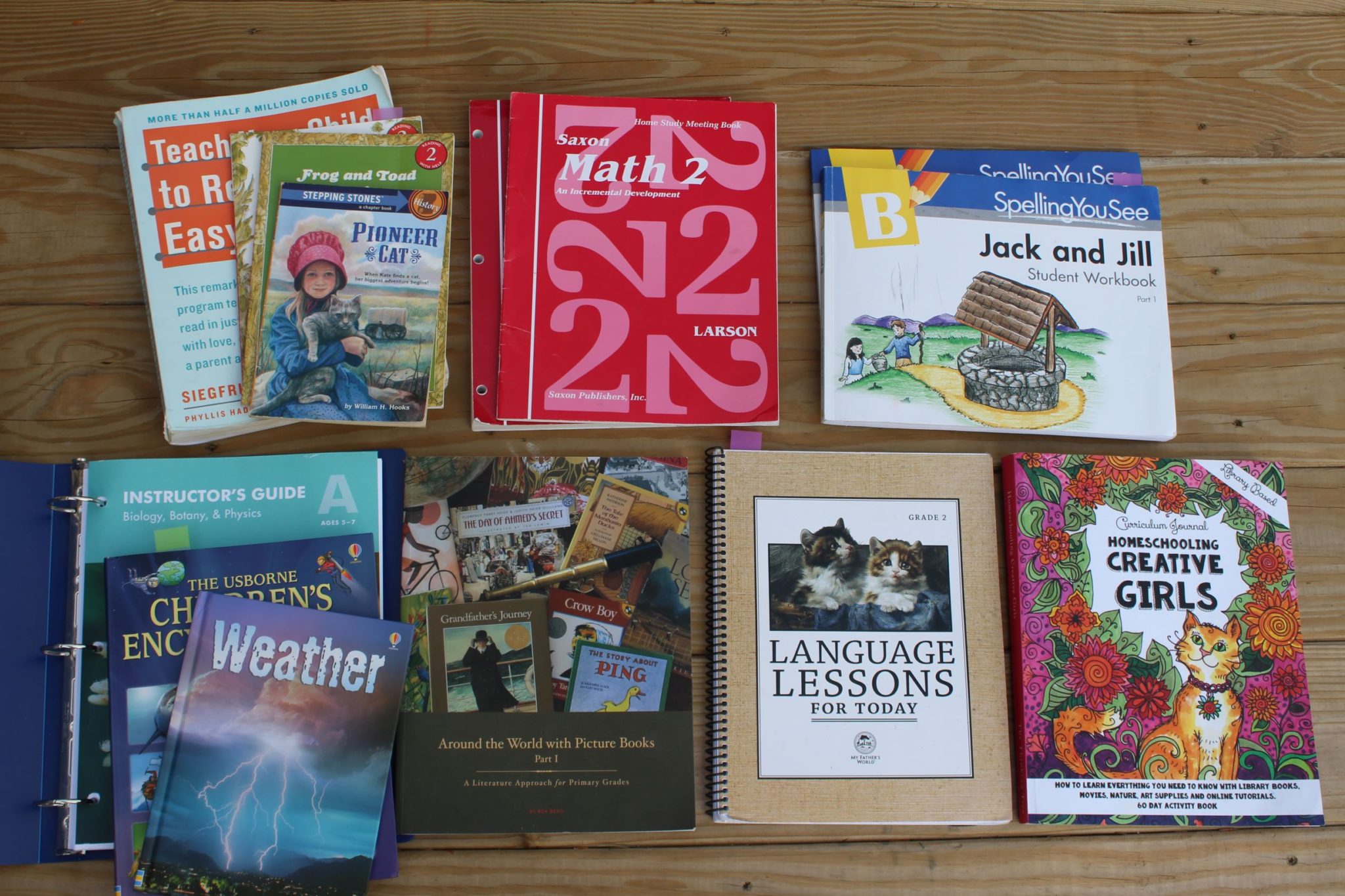 2020-2021 2nd Grade Homeschool Curriculum - Life on Misty Acres