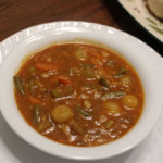 venison or duck barley stew