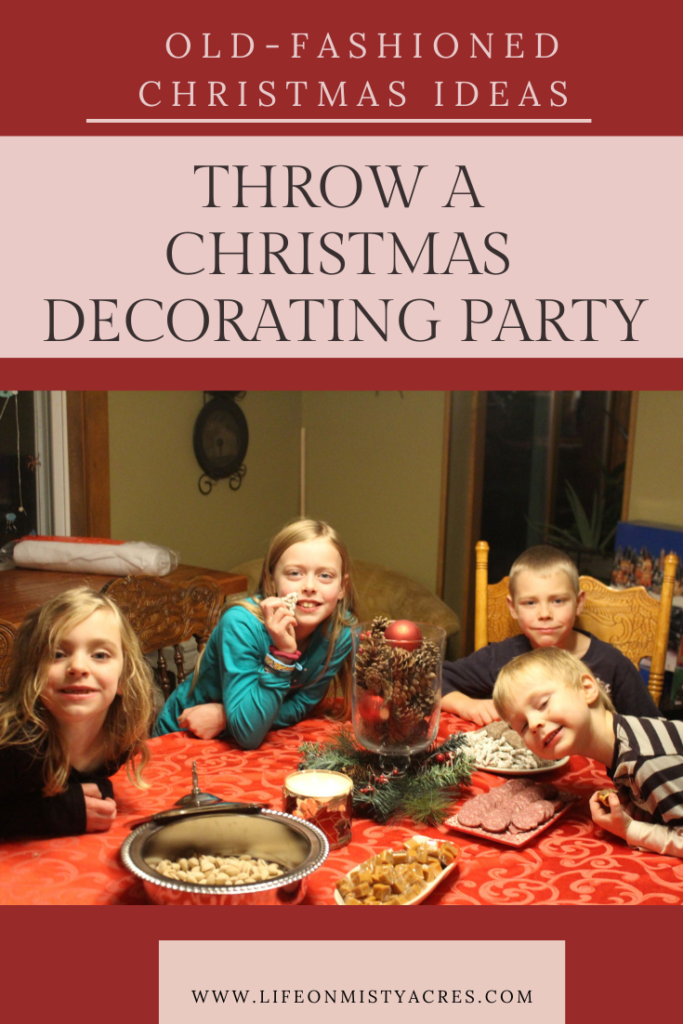 Christmas Decorating Party pin