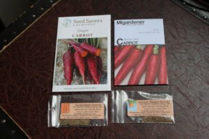 Carrot Seed varieties