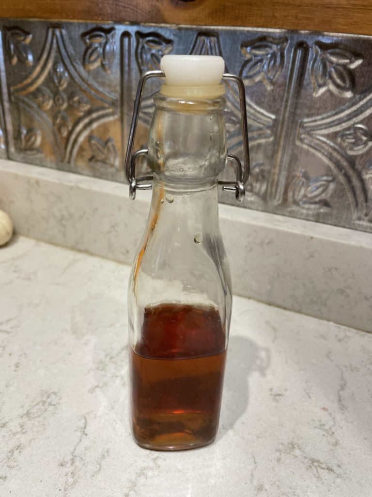 Cute bottle of vanilla extract