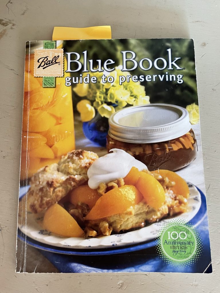 The Ball Blue Book Canning and Preserving