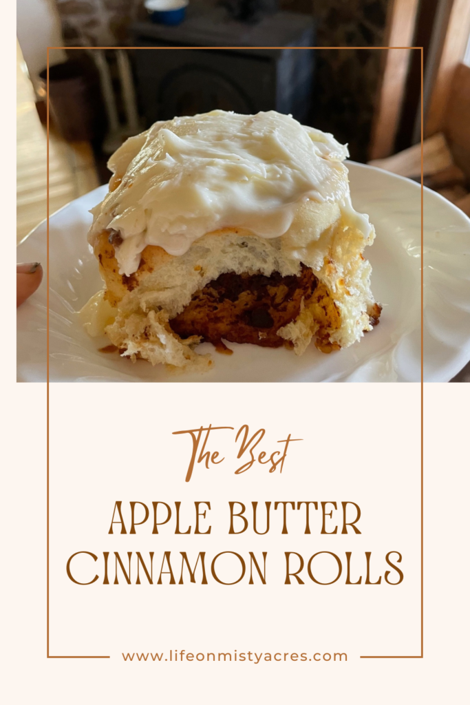 Apple Butter Cinnamon Roll. Save on pinterest.